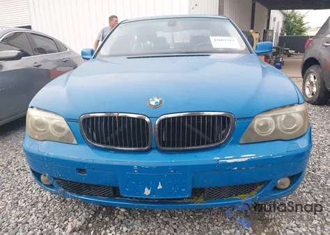 2006 BMW 750Li from USA, damaged, VIN WBAHN83506DT59499